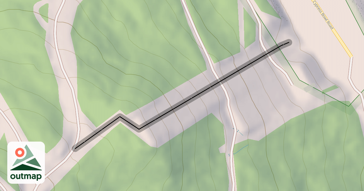 Map of Alexandre Bilodeau's (Moguls Run)