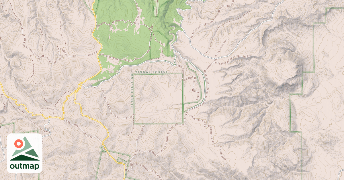 Map of BEARLODGE