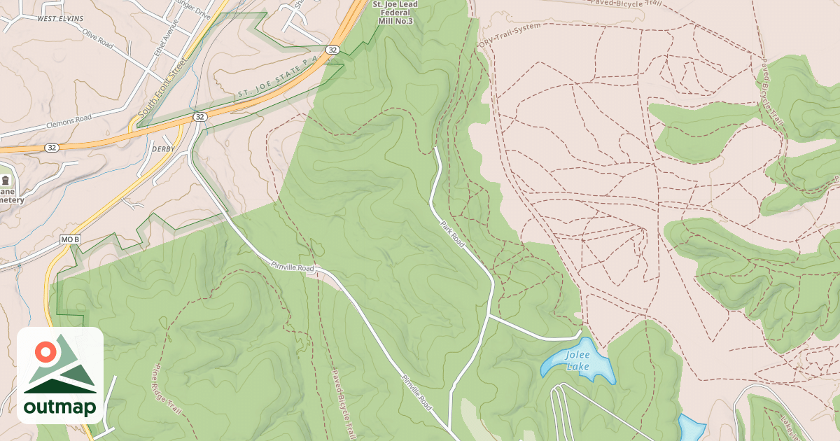 Map of Enduro Race Trail