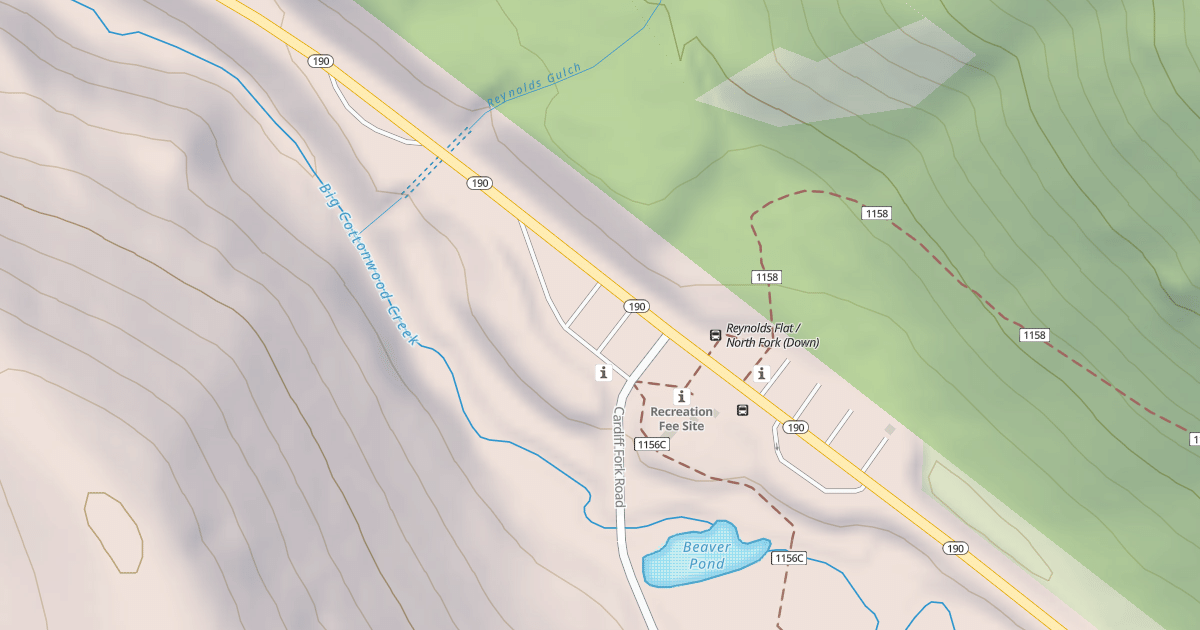Map preview of CARDIFF FORK T.H