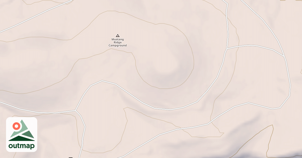 Map of MUSTANG RIDGE CG A