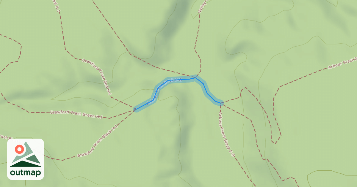 Map of Arbour Tract Black F-G