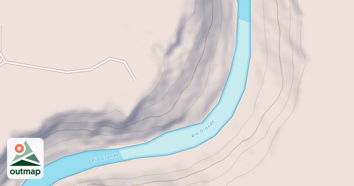 Map of Cisneros Trail West