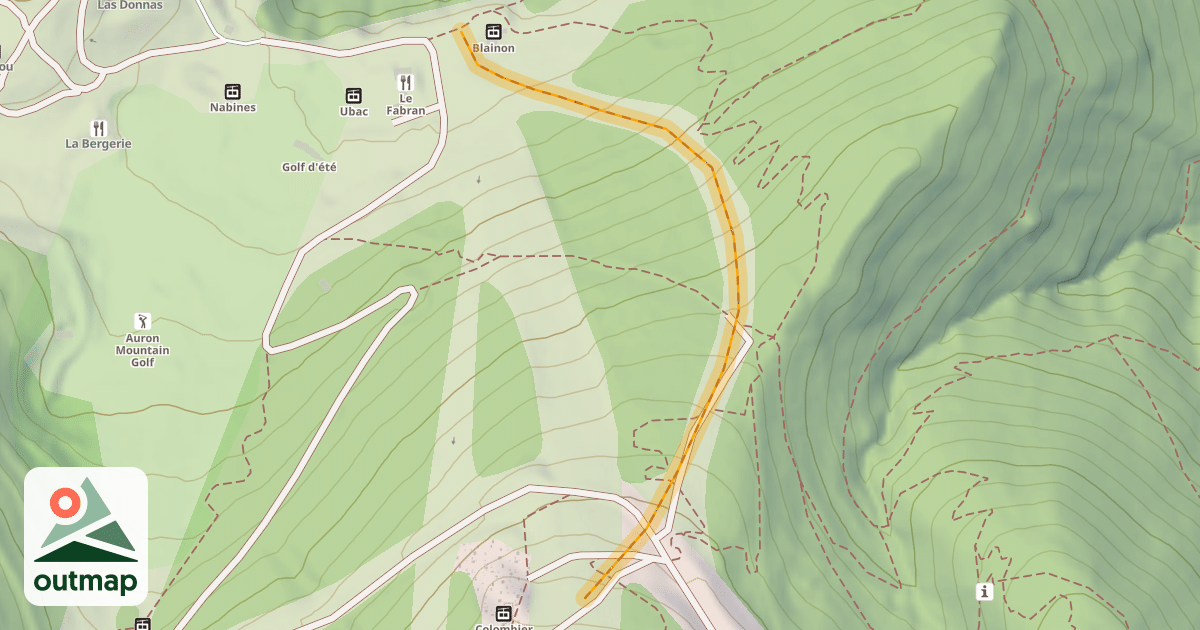 Map of Colombier