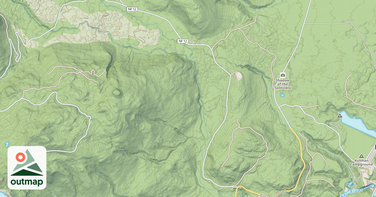 Map of LOOMIS NOOKSACK