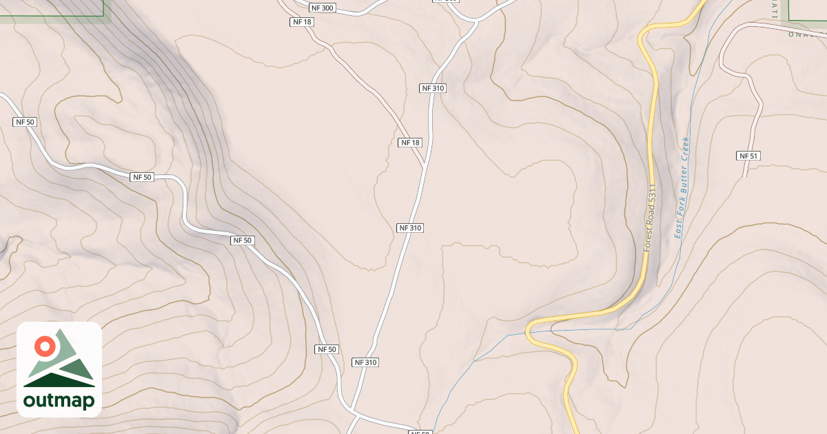 Map of USFS Motor Vehicle Use Map Roads {6BDC8027-3D31-49D8-AEE6-DC06B53A037D}