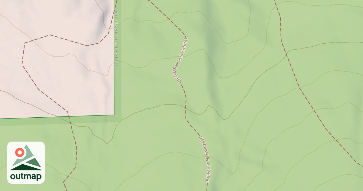 Map of Metacomet - Monadnock Trail