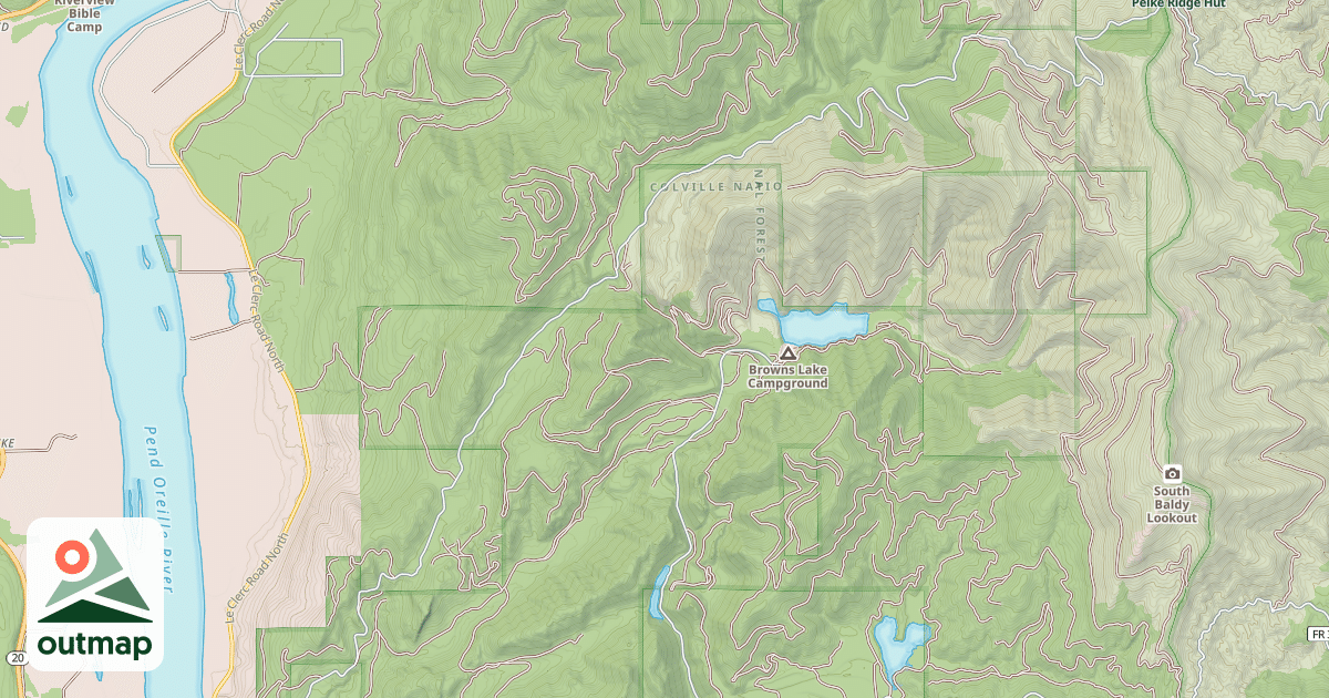 Map of CCA CREEK