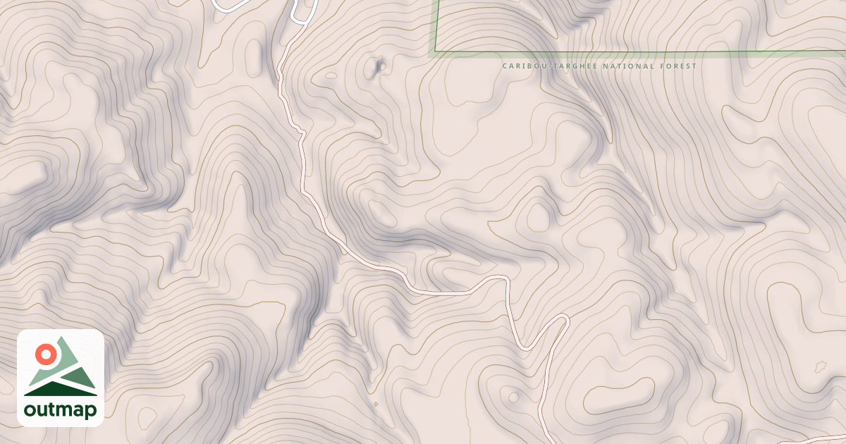 Map of Gravel Creek