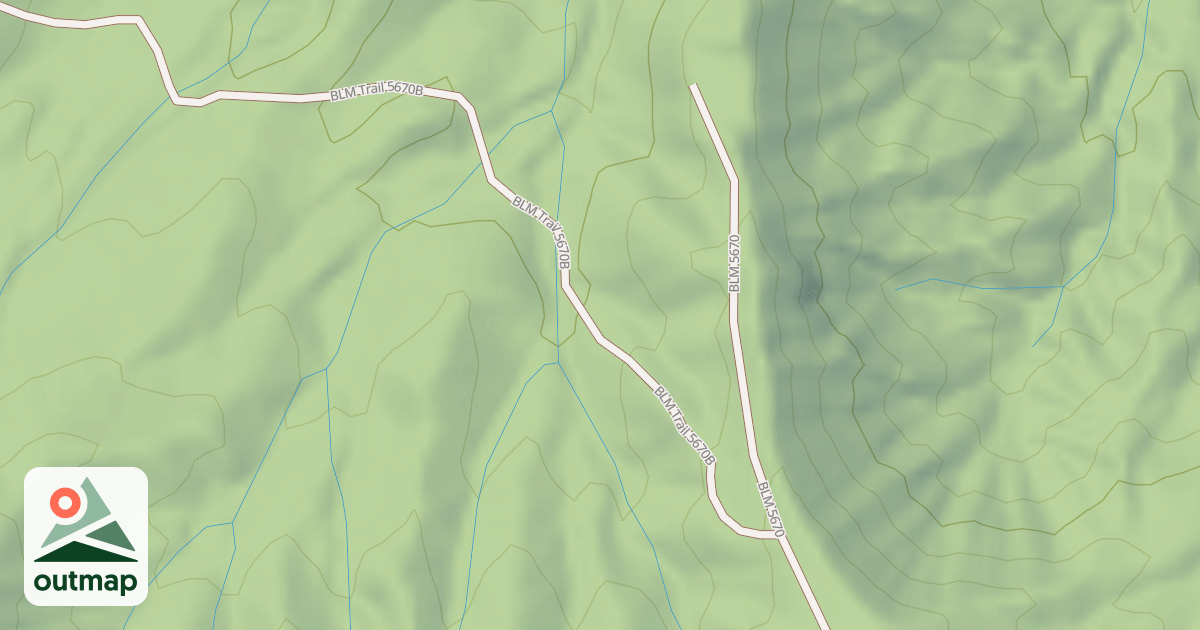 Map of Blm T5670b