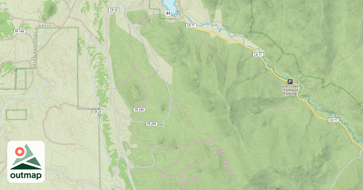 Map of PACKER GULCH