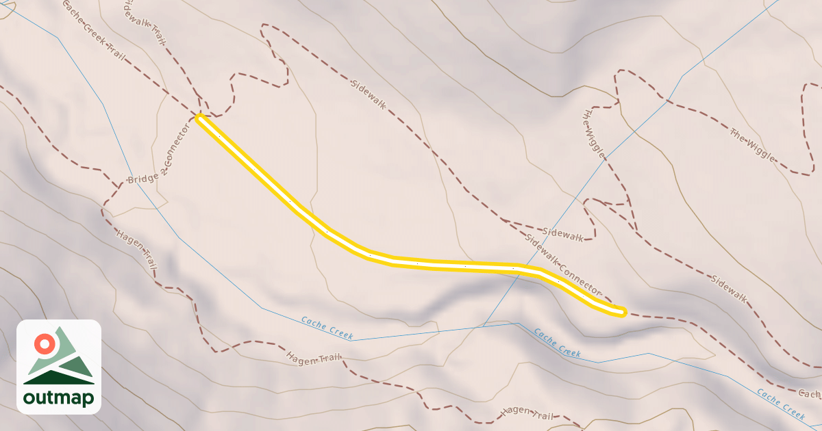 Map of Cache Creek Trail