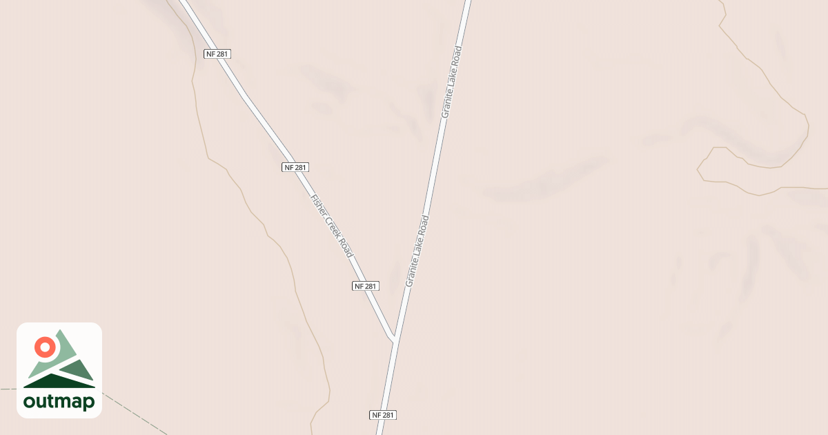 Map of GRANITE LAKE