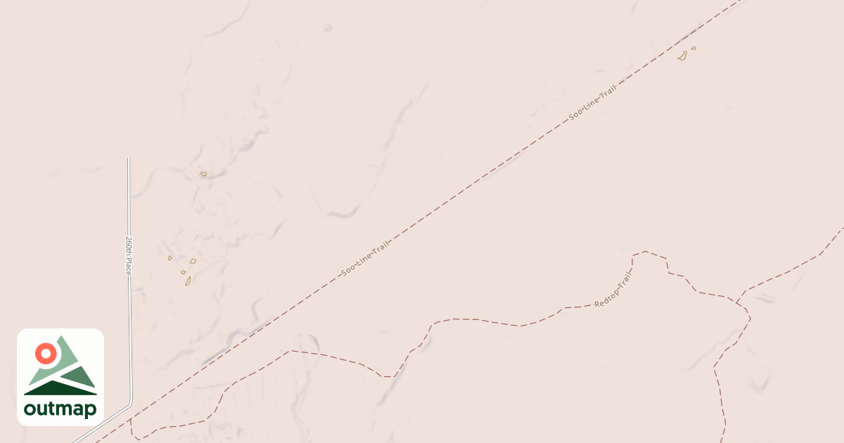 Map of Soo Line South: Aitkin