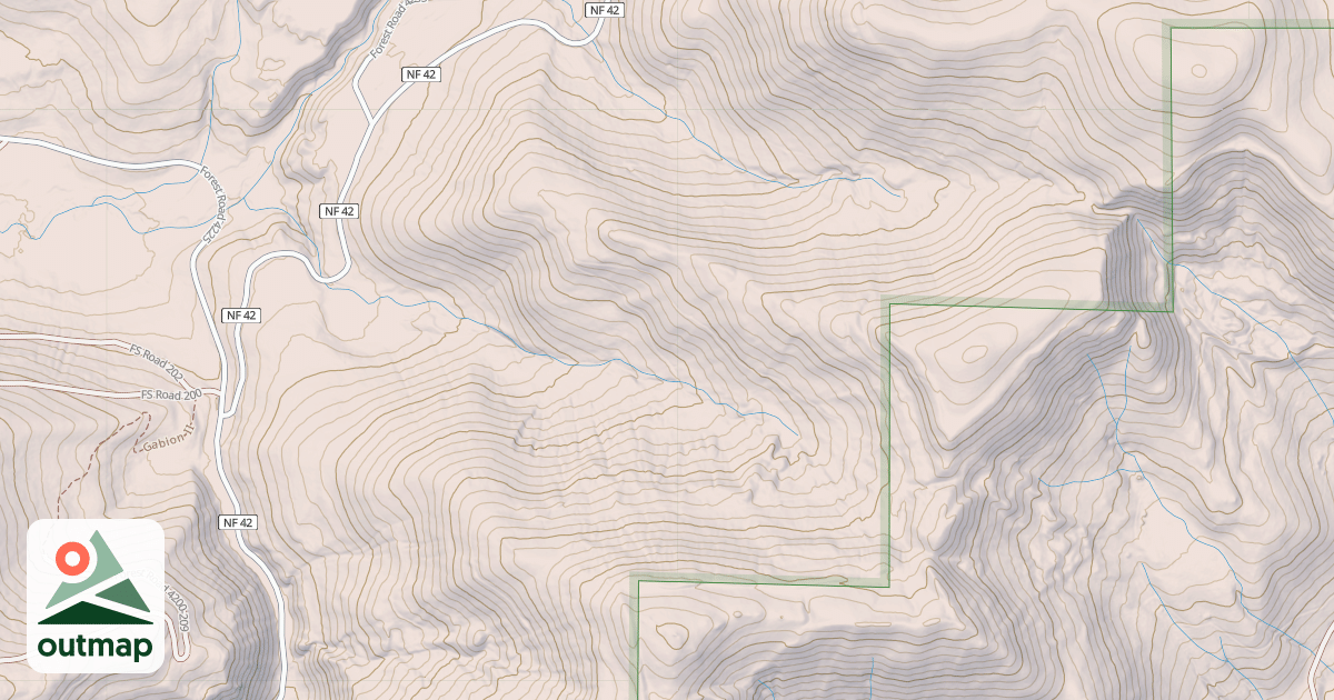 Map of LITTLE LAKE T.S. FY 90