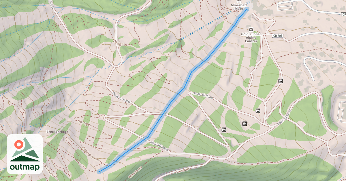 Map of Park Lane Terrain Park