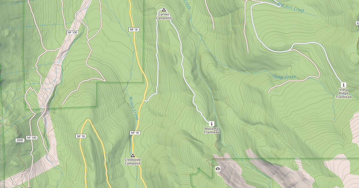 Map preview of LADD CREEK/CATHEDRAL RIDGE