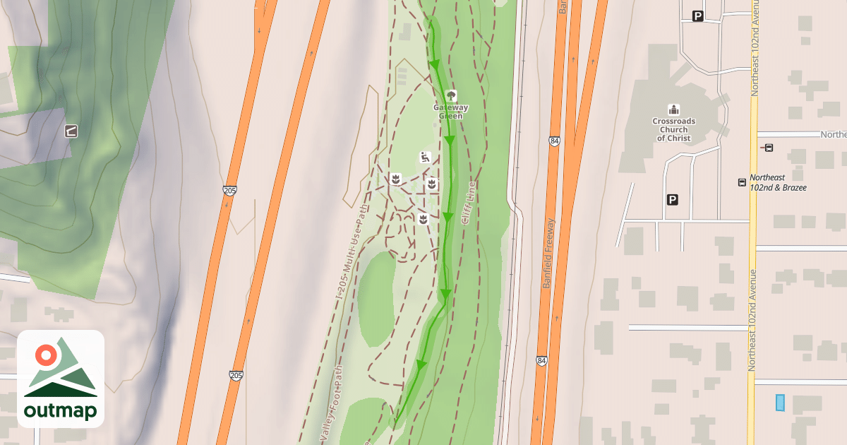 Map of Toe Line