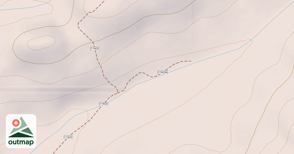 Map of Dobbins Gulch Spur