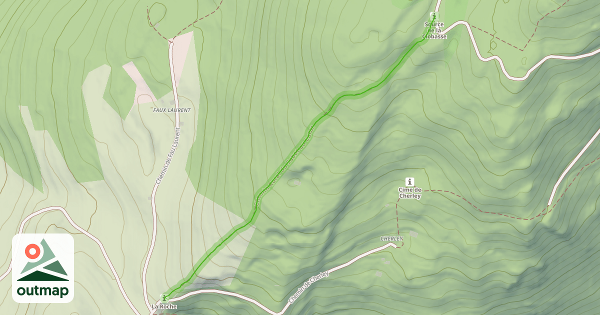 Map of Chemin Rural du Sabot au Lacat