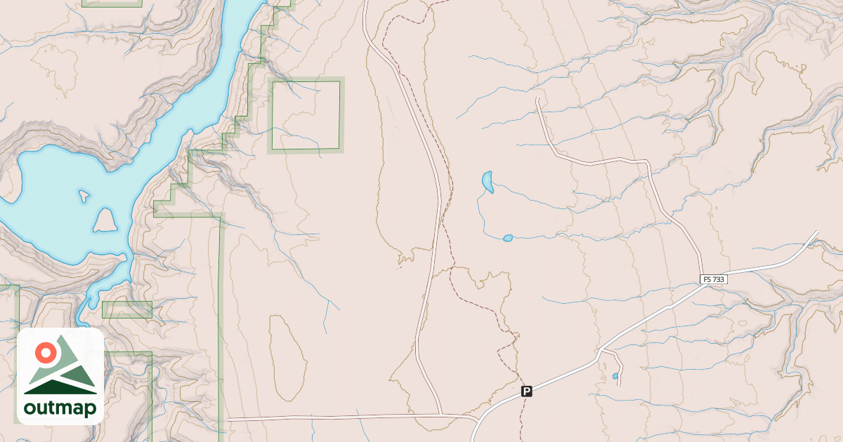 Map of FDR733-F