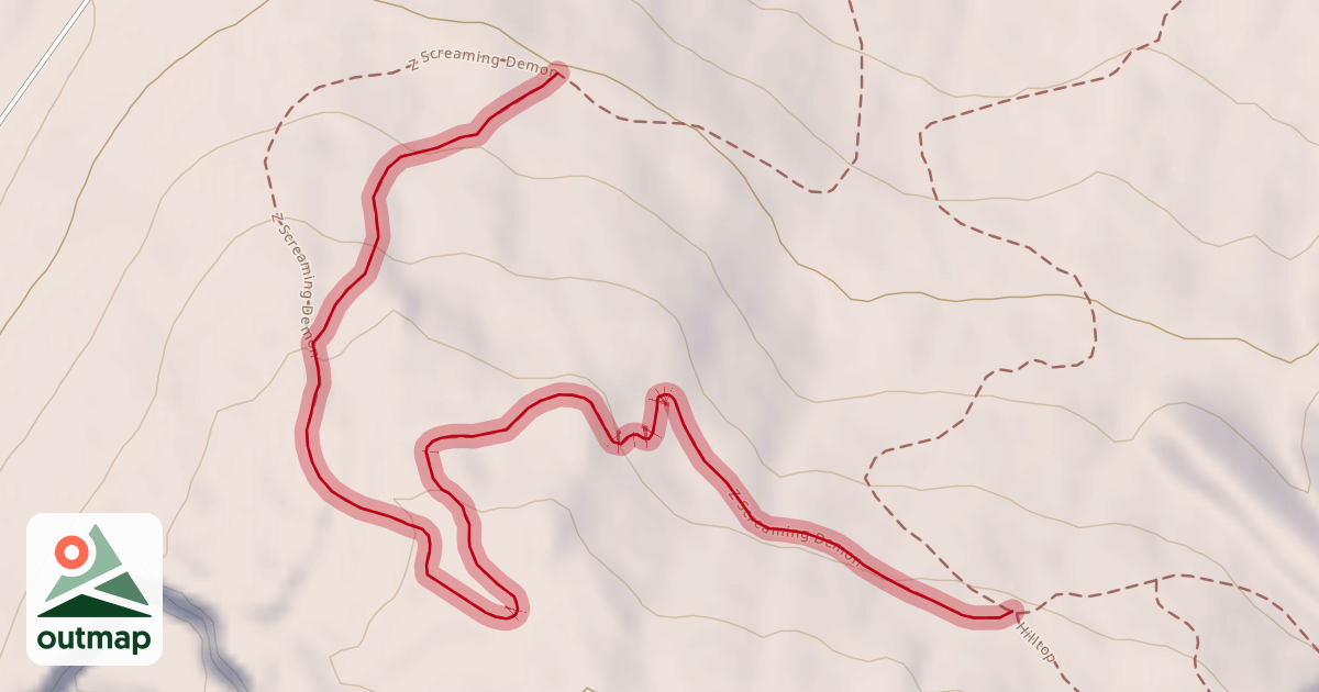 Map of Z Screaming Demon