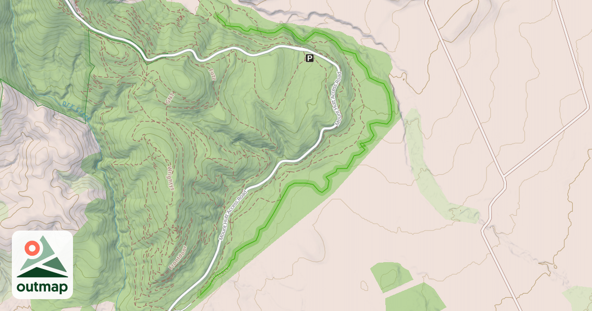 Map of XC track