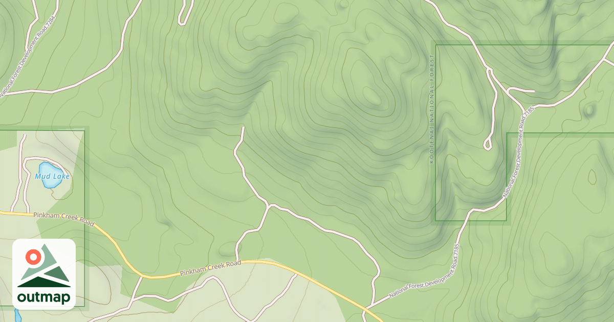 Map of BLACK BUTTE A