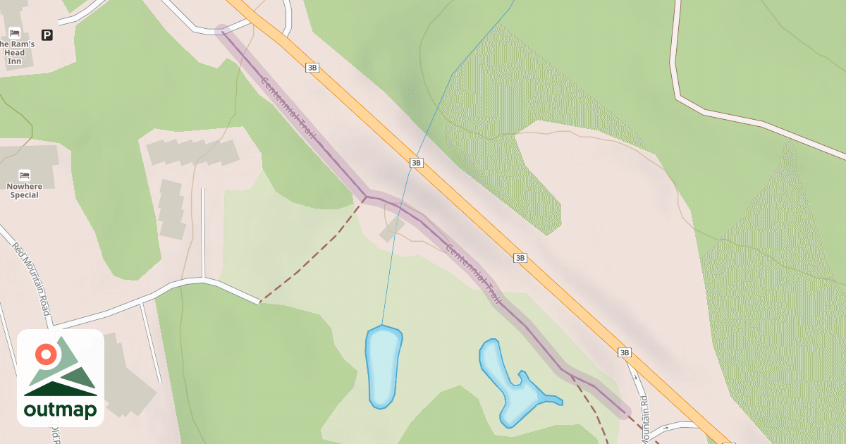 Map of Centennial Trail