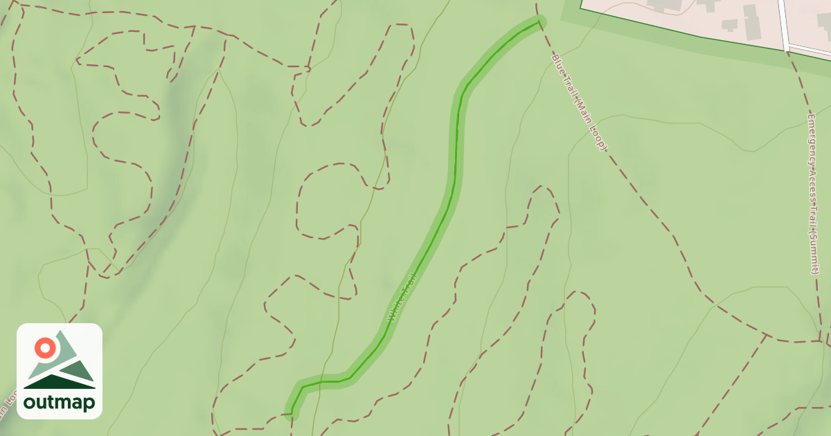 Map of White Trail