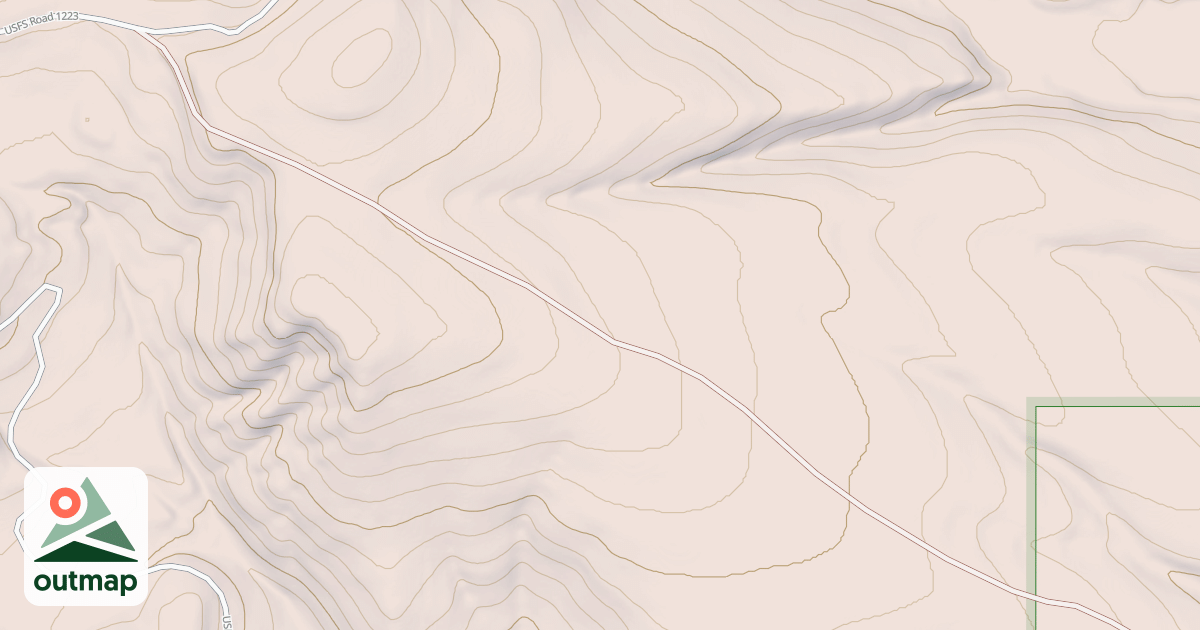Map of USFS National Forest System Roads {2538901D-6C92-4A75-A6CC-6A76FA1B2248}