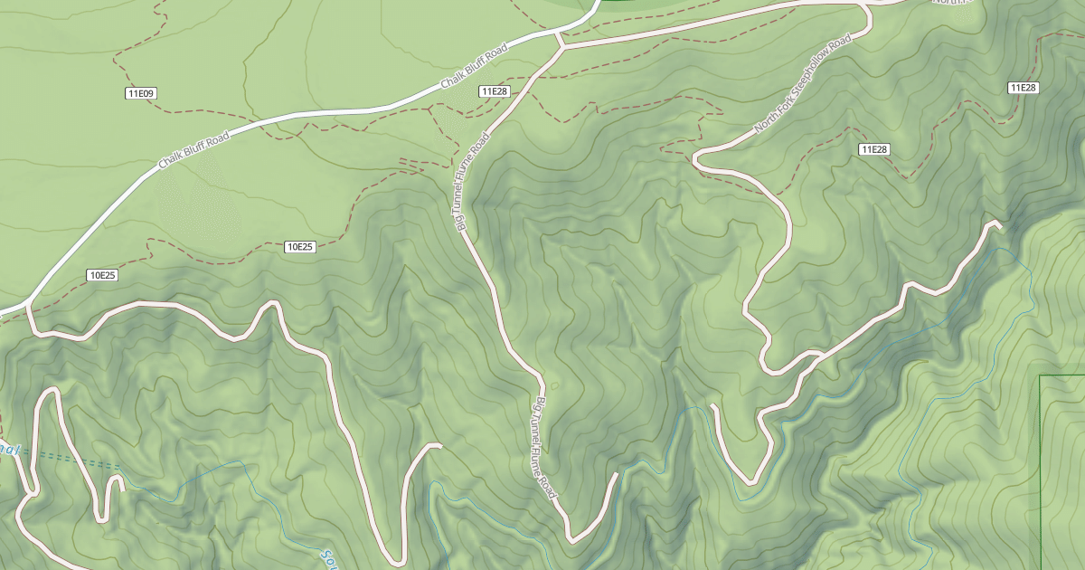 Map preview of BIG TUNNEL FLUME