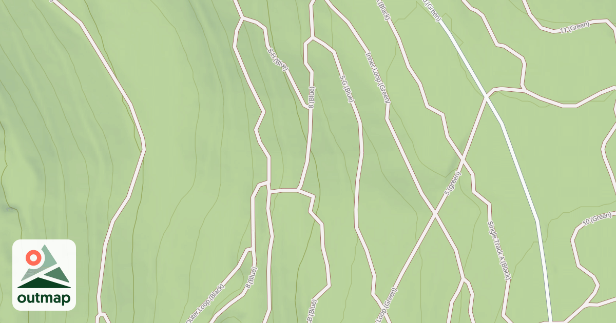 Map of Rock Run ATV Trails