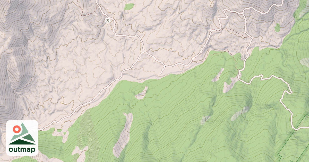 Map of HOMESTAKE MINE