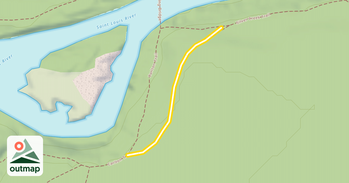 Map of Silver Creek Trail