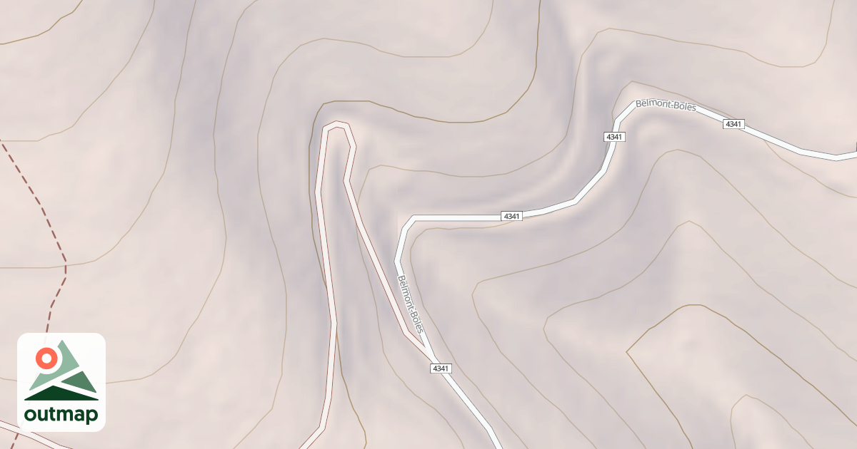 Map of BELMONT BOLES