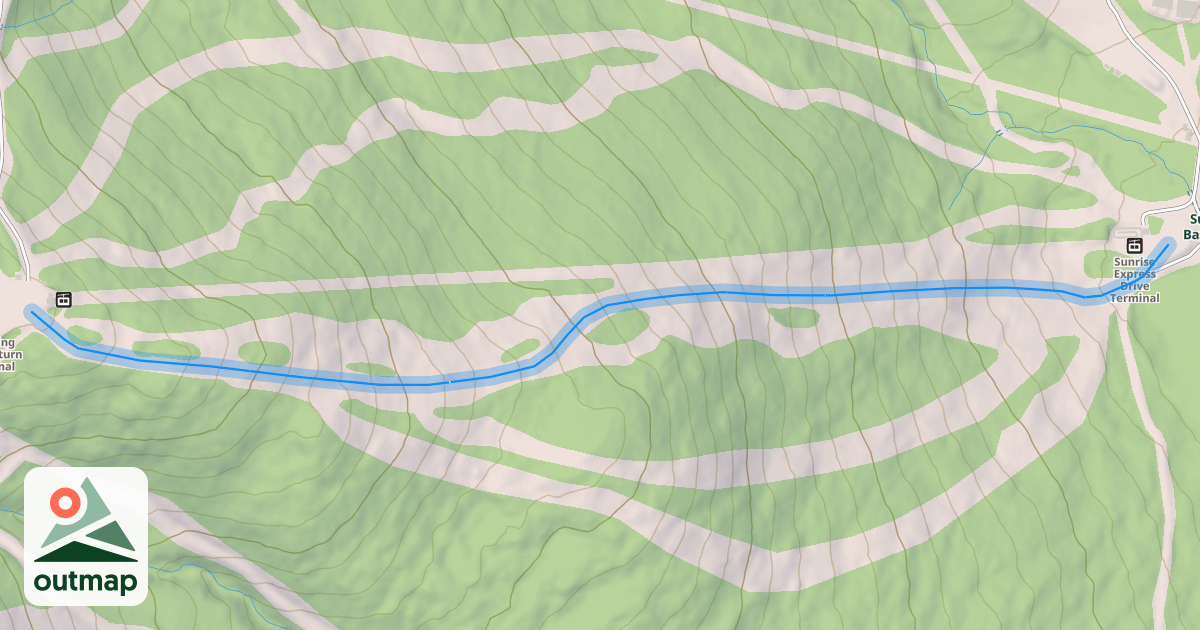 Map of Sunriser Supertrail