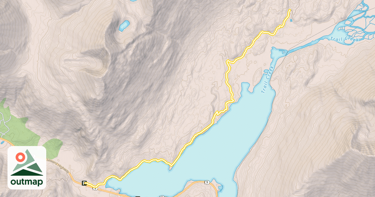 Map of Johnson Pass Trail