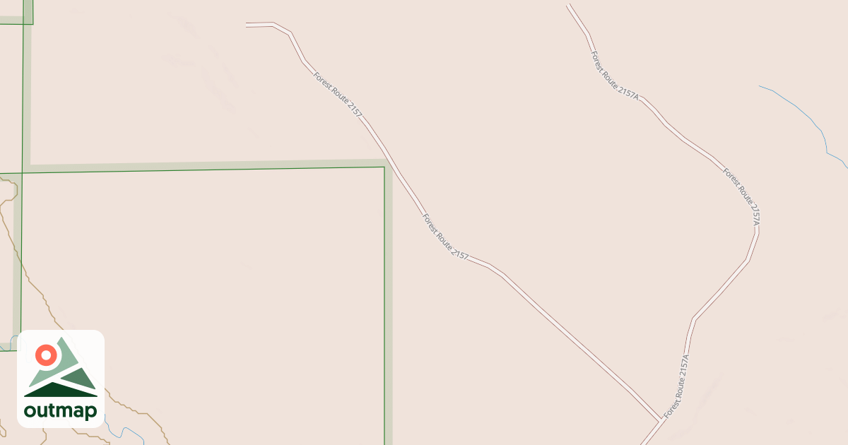 Map of KITCHI CREEK SPUR A