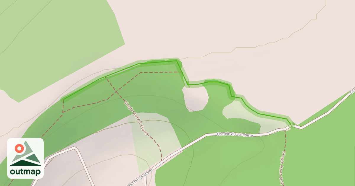 Map of Single du val perigot