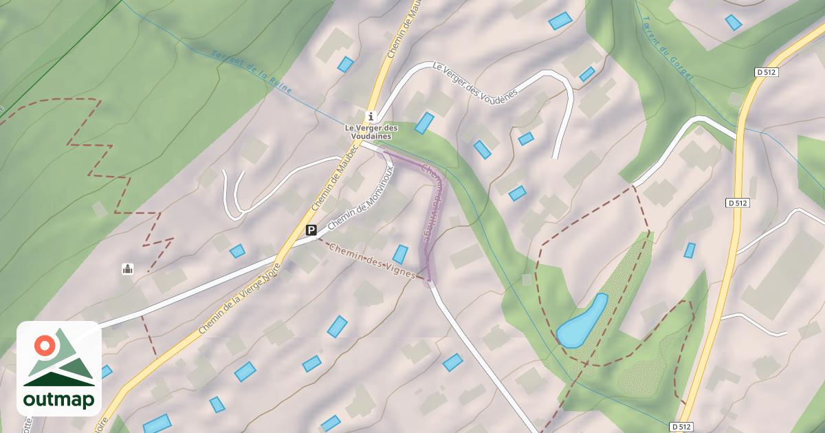 Map of Chemin du Village