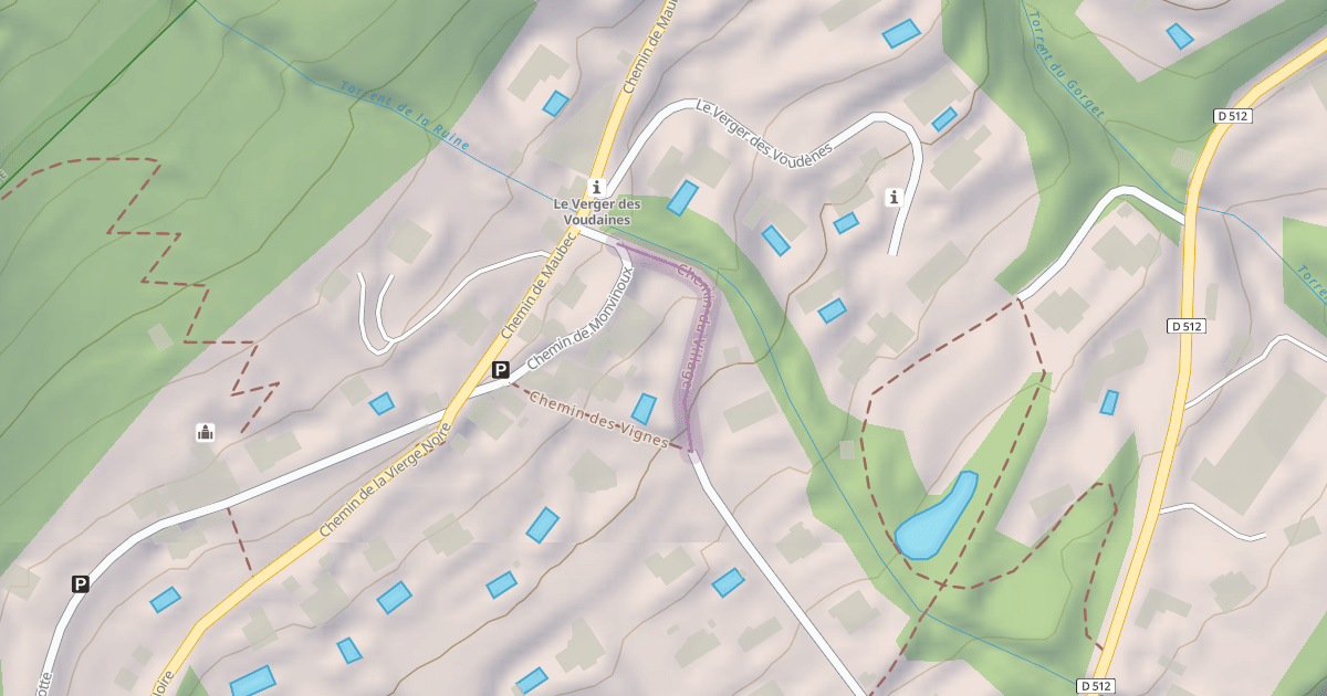 Map preview of Chemin du Village