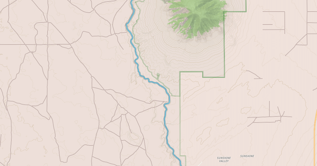 Map preview of East Rim Trail