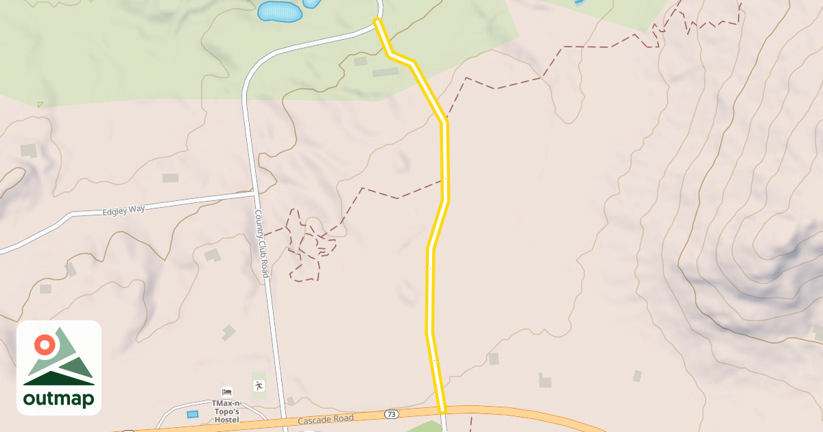 Map of Jack Rabbit Trail