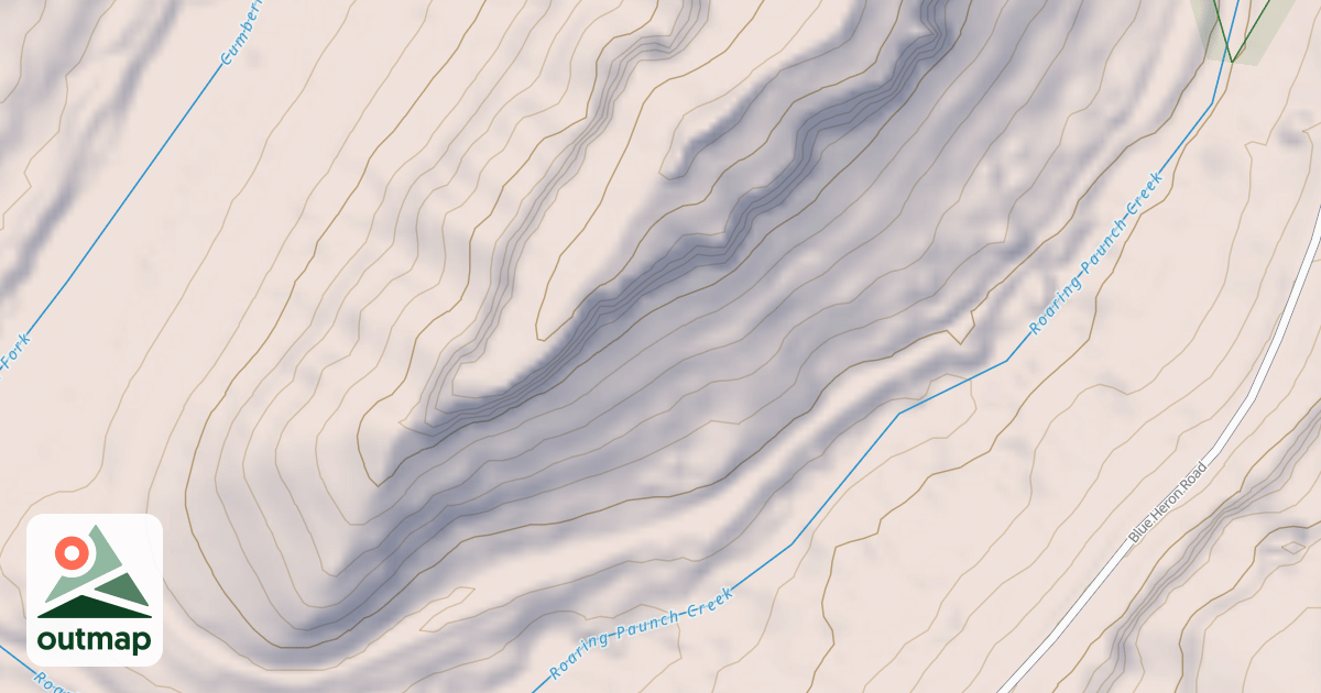 Map of K & T Railroad R.O.W.