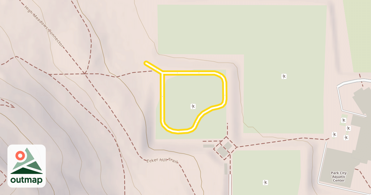 Map of Ecker Hill Nordic Trail