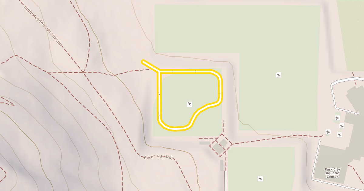 Map preview of Ecker Hill Nordic Trail