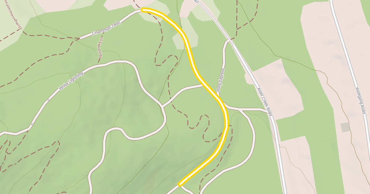 Map preview of North Fork