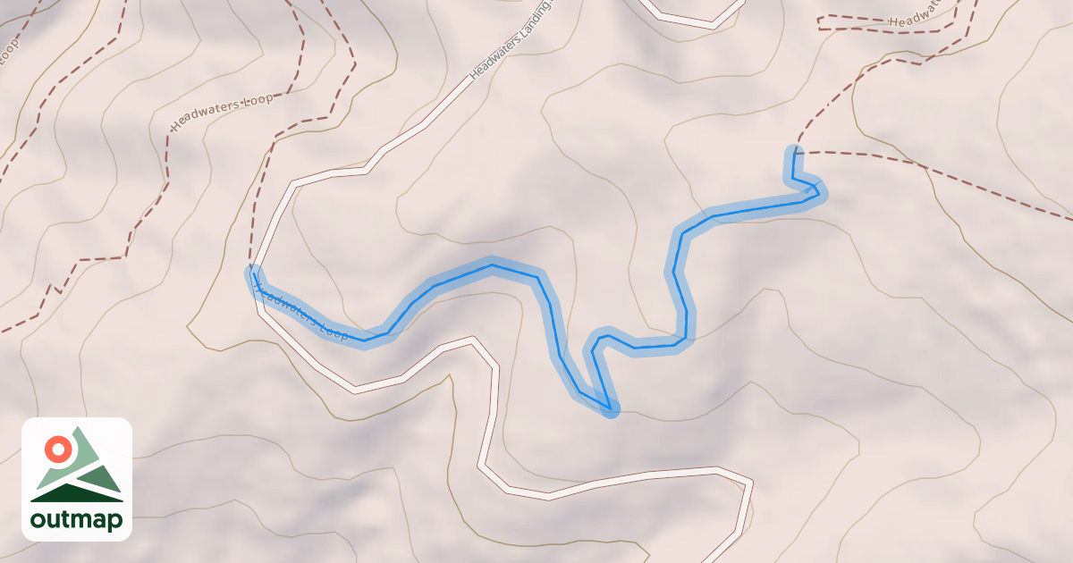 Map of Headwaters Loop