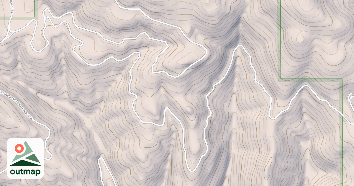 Map of GRAVES CREEK